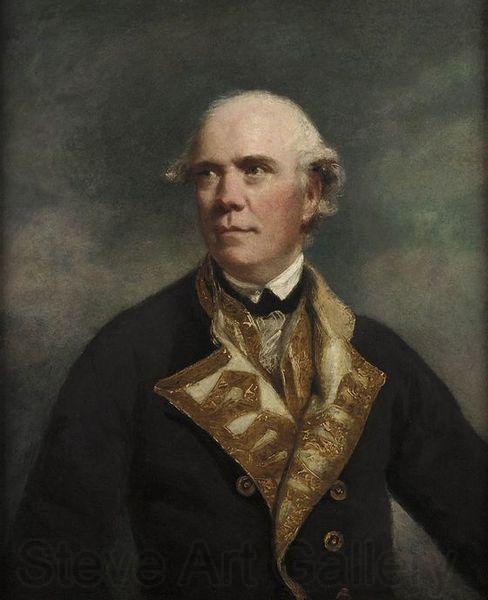 Sir Joshua Reynolds Admiral the Honourable Samuel Barrington Norge oil painting art